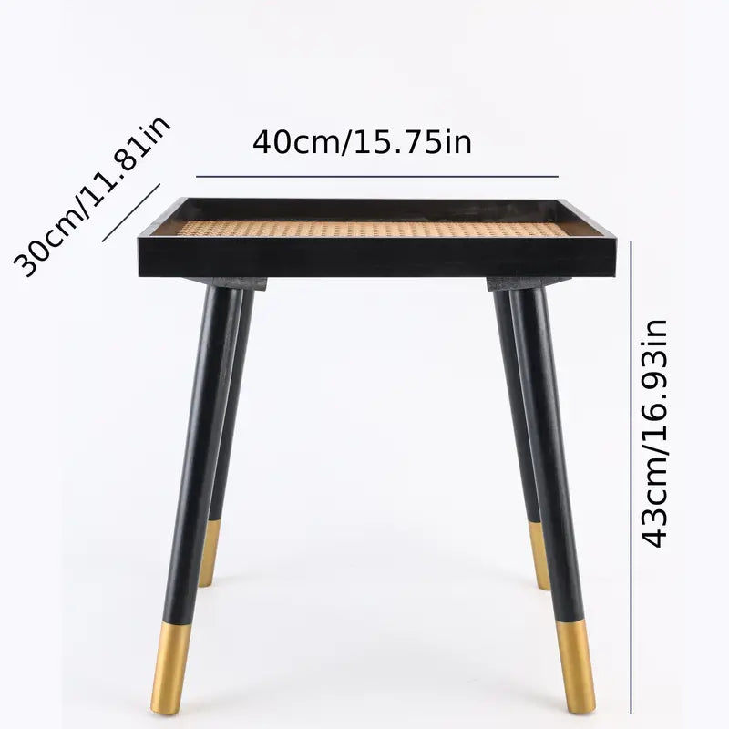 Create a cozy nook with the Solid Rattan Side Table, a testament to craftsmanship-6