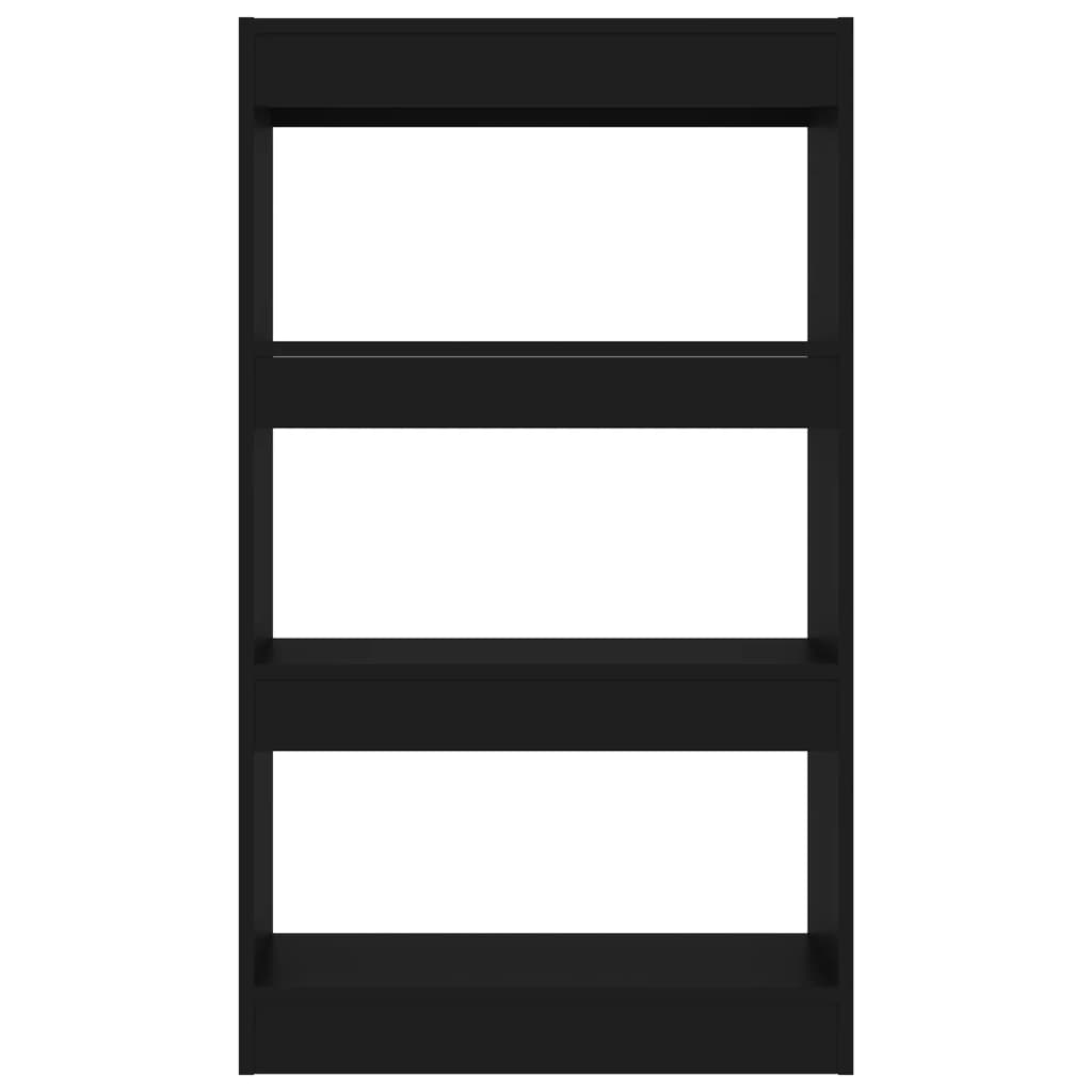 NNEVL Book Cabinet/Room Divider Black 60x30x103 cm Engineered Wood
