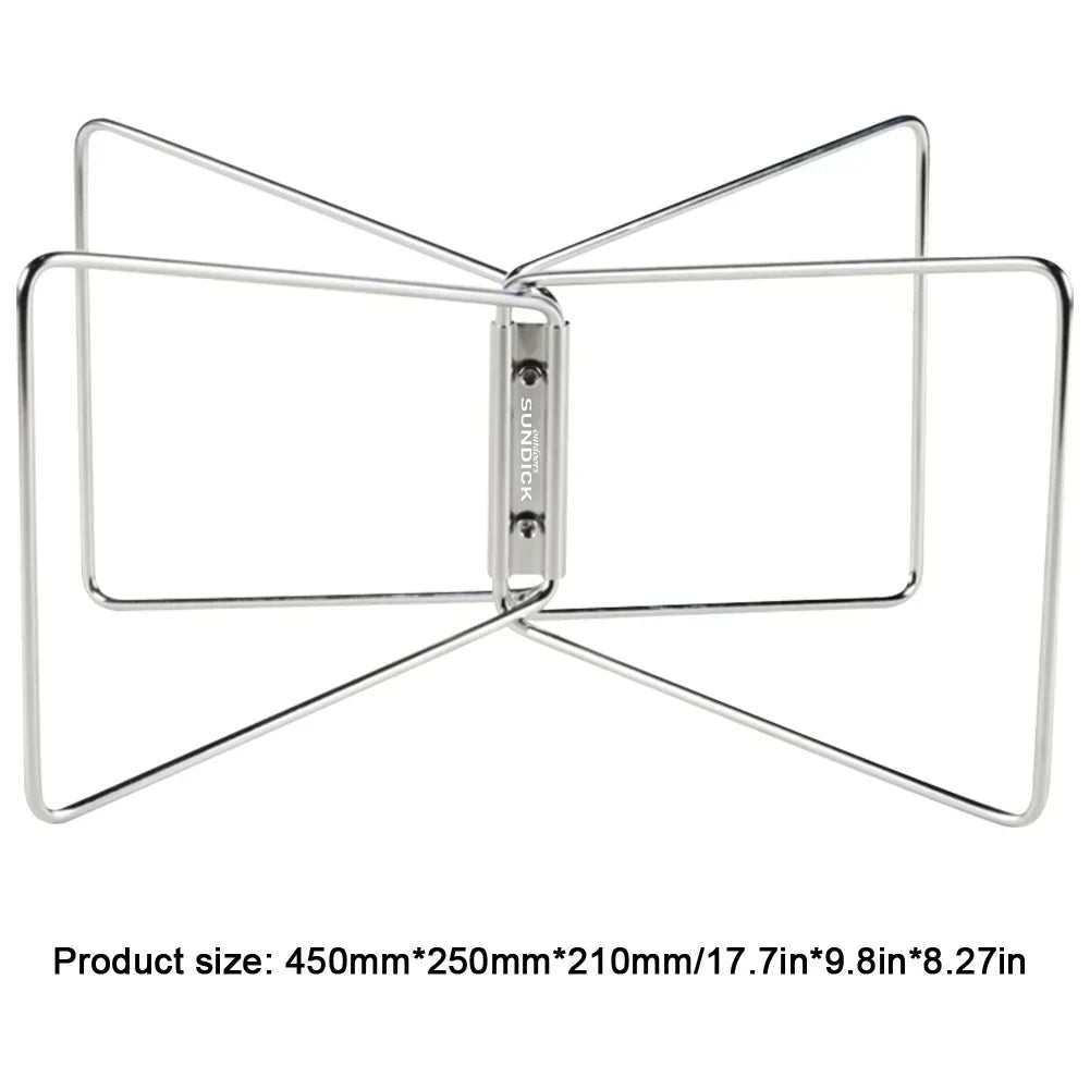 Portable Fridge with Ice Box Stand-3