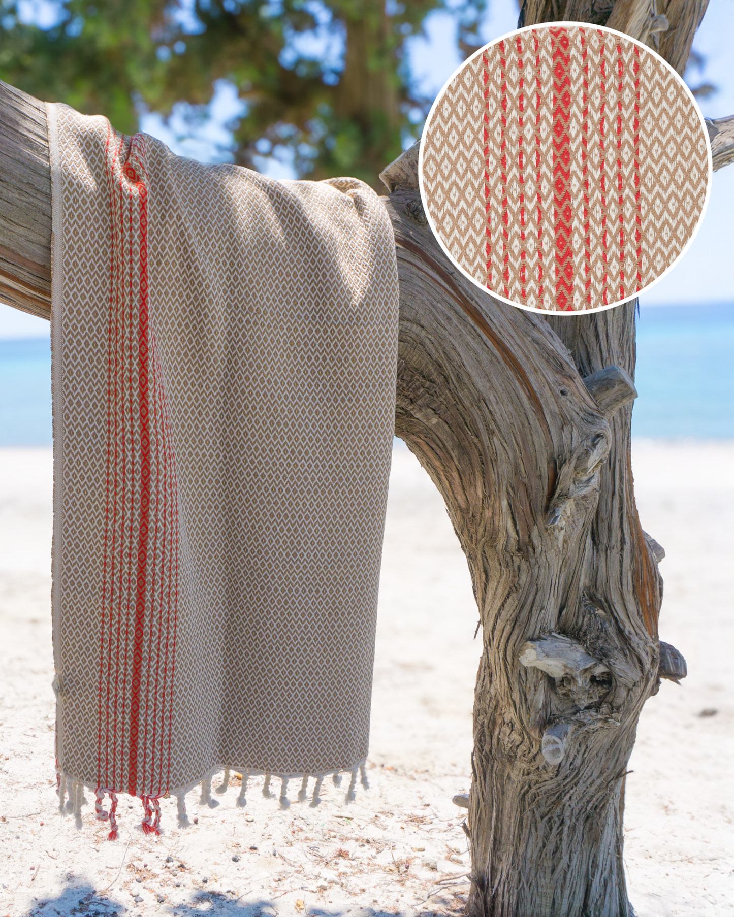 AMADA Turkish Hammam Towel - Beige