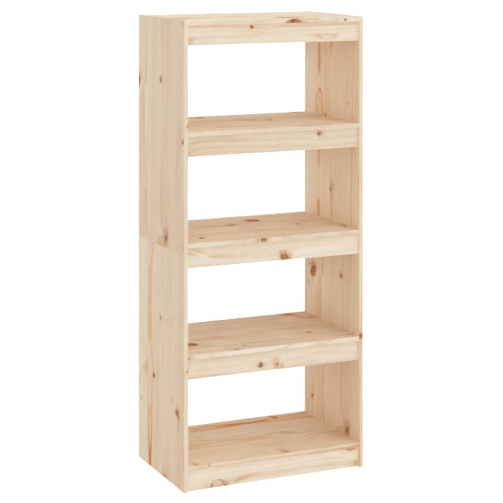 NNEVL Book Cabinet/Room Divider 60x30x135.5 cm Solid Wood Pine