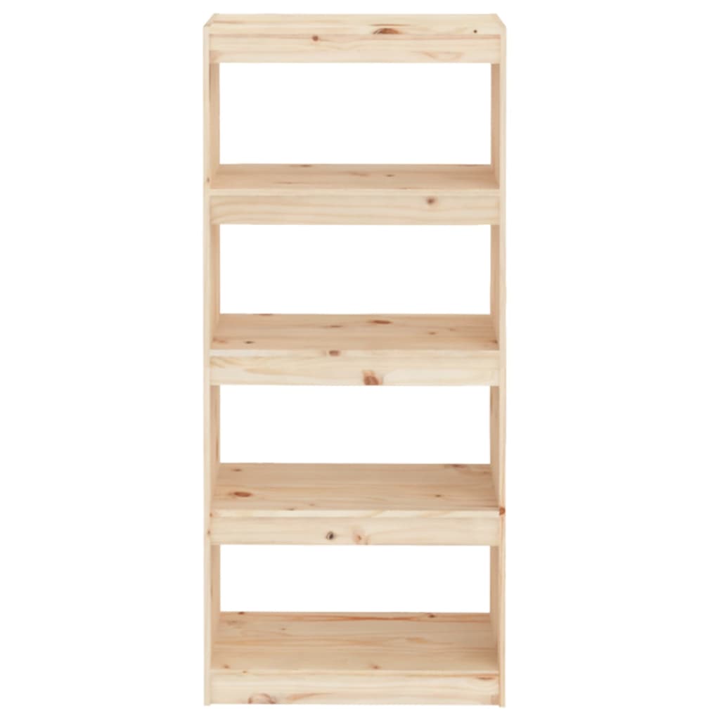 NNEVL Book Cabinet/Room Divider 60x30x135.5 cm Solid Wood Pine