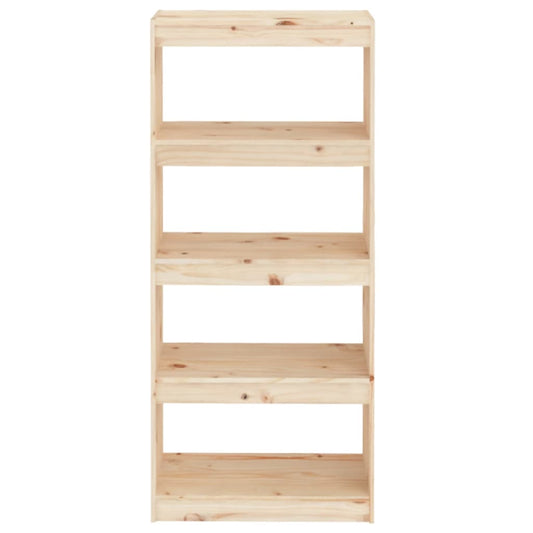 NNEVL Book Cabinet/Room Divider 60x30x135.5 cm Solid Wood Pine