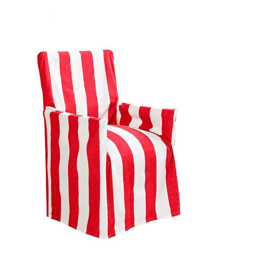 NNEDSZ IDC Homewares Cotton Director Chair Cover Red Stripes